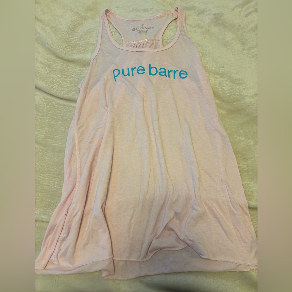 Pure barre tank top size large GUC